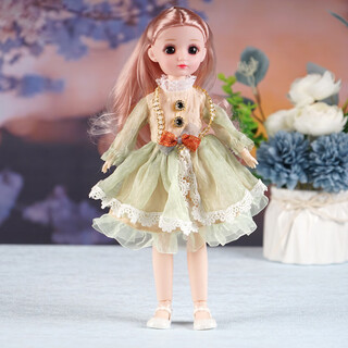 Shantou lincun wedding dress doll girl toy with music can sing cute girl doll training institution gift wholesale qianxue 30cm no music bag