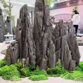 Professional customized foam sculpture, large rockery, rockery, film and television stage background props, garden decoration technology, customized large rockery, contact customer service