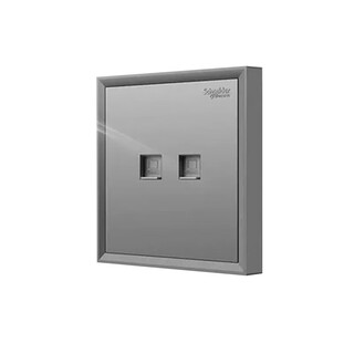 Schneider hao lang series fluorescent gray dual category 5e information socket c2e32rj5_sl_c1 dual category 5e information socket hao lang fluorescent gray