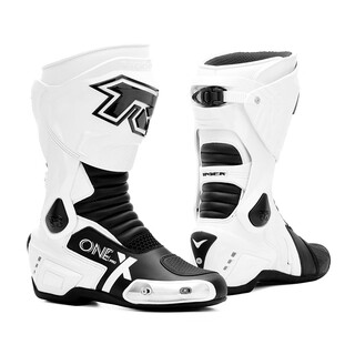 Tr motorcycle riding boots anti-fall competitive racing shoes for men and women tiger road rally track rider shoes for all seasons x-one white and black pro 42