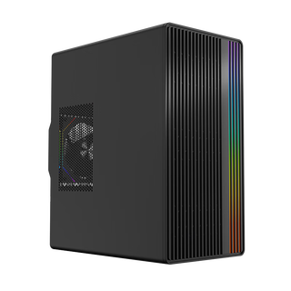 Wanjia organ black computer case desktop matx small case glass side transparent/support 240 water cooling/backline/usb3.0/independent power supply chamber/dustproof and easy to clean craftsman 2 black (matx motherboard)