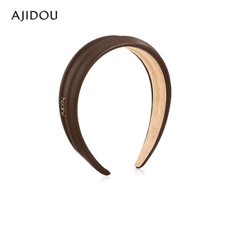 Ajidou ajidou hair accessories women's high skull headband fashion headband hair accessories dark brown 1 piece