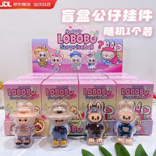 He jiagong luminous rabbu blind bag small gift mini primary school student reward children's blind box toy surprise dismantling and fun trend rabbu blind box keychain random 1 pack