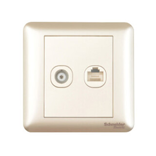 Schneider changyi+ series elegant gold tv information socket a3g52tv_rj5e_wg tv information socket a3g52tv_rj5e_wg changyi+ elegant gold