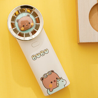 Red panda 12 handheld electric fans can stand and charge, lightweight small fans, hanging fans, summer artifacts, bubu style (no lanyard)