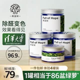 Hope tree removes formaldehyde jelly 4 cans of powerful new home and new car household formaldehyde remover air management