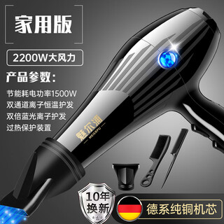 High power 5000w hair salon barber shop 4000w hair dryer barrel household 4500w blu-ray 3000w hair dryer blu-ray home version 2200w high wind free three