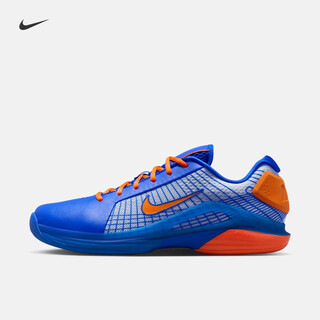 Nike men's breathable lightweight tennis shoes winter cushioning mesh support nike vapor 12 hq2602 400 racing blue/eye-catching orange/white gold 42