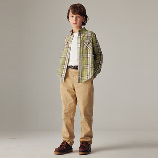 E land kids shirt olive green 160