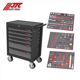 Jtc auto repair combination repair toolbox push tool 169-piece set 169-piece tool cart jtc10660169