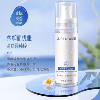 Transparent antiperspirant body odor underarm deodorant antiperspirant spray 80ml