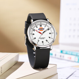 Dickies student watch for teenagers, middle and high school students, special pointer examination watch, silent male and female new year gift 728 black