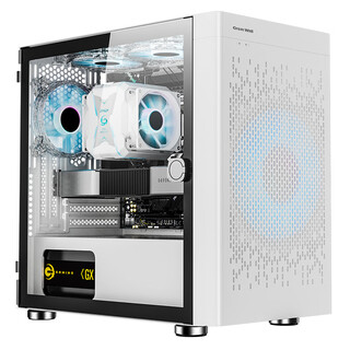 Great wall archimedes 2 white computer case (type-c 3.2/20cm fan position/matx motherboard/240 water cooling position/glass side penetration/wide body/5080)