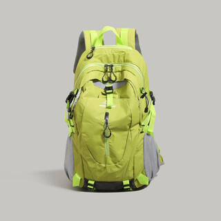 Lugeli outdoor lightweight mountaineering bag men's travel hiking mountain climbing equipment backpack women's large capacity travel backpack mountaineering bag fruit green