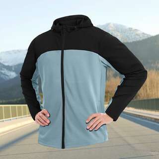 Sports windbreaker men's autumn running quick-drying jacket new outdoor windproof mountaineering cycling training clothing top jacket light blue l