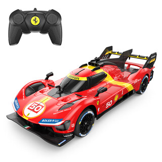 Rastar 1 24 ferrari 499p electric remote control car le mans racing drift sports car model children's toy gift red