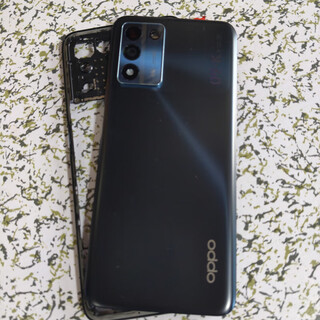 Oppok9s battery cover new mobile phone original back cover middle frame fingerprint button screen frame motherboard cover xk9s k9s black back cover + middle frame