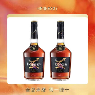 轩尼诗（Hennessy）干邑白兰地法国进口洋酒 轩尼诗新点 700mL 2瓶