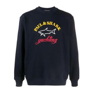 Paul & shark men's logo printed pullover round neck fashion clothing daily wear home casual top picture color one size | xxl