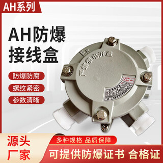 Shlmex new dawn ah explosion-proof junction box iic 6 points dn20 g3/4 national standard three-way straight-through round cast aluminum chandelier box dn20 three-way flat