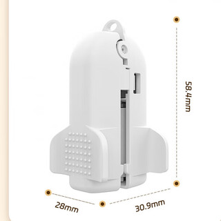 Xu nian sealing clip roller dicing compression bag special vacuum compression bag sealing clip white - roller sealing clip (1 piece)