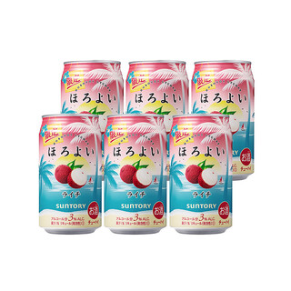 Heleyi suntory fruit wine lychee flavor 350ml*6 canned cocktail low-alcohol liqueur ladies gift