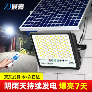 Zhijia solar lighting outdoor waterproof commercial entrance solar street light floodlight 10000-w
