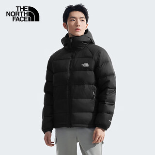 The north face men's down jacket outdoor high puff goose down anti-splash warm jacket 7w7g cosmic black/jk3 xl