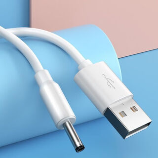 Awxt universal electric toothbrush charger cable wired charging fupai shuke g22g32 round head charging cable base charger 1.5 meters summer special sale drip c white 3.5mm-bold reinforced copper core 2 pieces