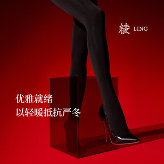 Aya born silky silk lingerie chi 180d thickened pantyhose warm leggings black bare leg artifact autumn and winter black black 1 piece m size-180d-u-shaped crotch 155cm~175cm