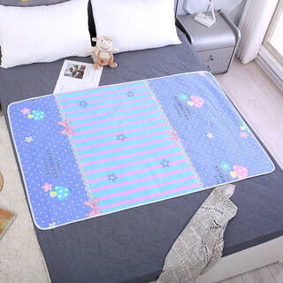Other baby breathable urine-proof pad waterproof and washable newborn baby large menstrual aunt adult elderly mattress + leakproof (purple mushroom) 200x180cm