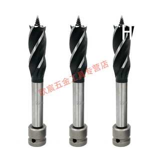 Fengxi electric wrench 18-turn carpentry 2 twist template drill bit high-speed steel 22 special electric wrench extension four-slot four-edged self-tapping drill 14mm sharp type