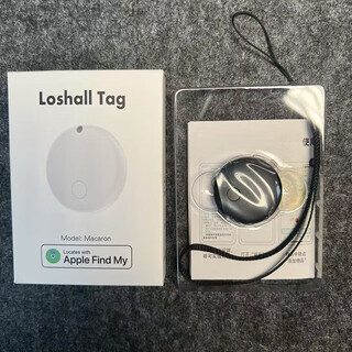 小米锅巴运动跟踪器airtag防丢器Find My查找定位器MFI认证防丢器寻物自行车防丢神器 F08定位MFI认证 黑色