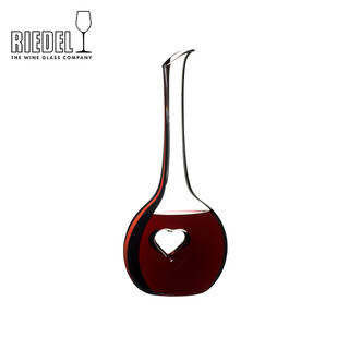 Riedel popular decanter, blessing decanter, handmade lead-free crystal wine divider, wine set, high-looking gift, blessing red and black striped decanter (ordinary packaging)