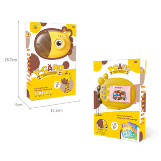 山头林村中英双语早教机单词读卡机学习卡片培养孩子认知常识儿童玩具 跨境英文版-小鹿早教机