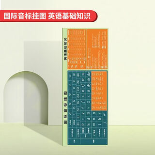 初中英语语法思维导图挂图速记知识点视频讲解专项大全语法表墙贴 【英语音标+英语知识表墙贴】