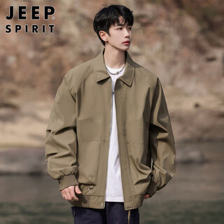 Jeep spirit jeep jacket men's jacket men's high-end autumn and winter casual high-end sense handsome charge work clothes