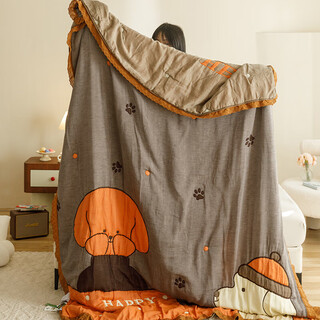 Fantasy type ten-layer yarn children's towel quilt pure cotton gauze blanket kindergarten baby baby quilt cover blanket a type maternal and infant grade pure cotton good partner 120*150cm ten-layer yarn about 2.8 jin jin equals 0.5 kg