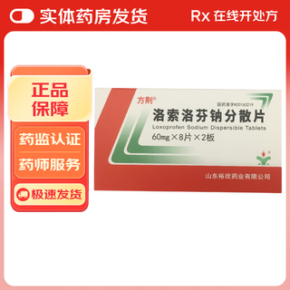 Fangjing loxoprofen sodium dispersible tablets 60mg*16 tablets 1 box expired in march 26