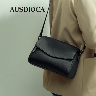 Aodijia genuine leather bag women's bag 2025 new middle-aged mother bag small square bag armpit bag ladies crossbody bag christmas gift