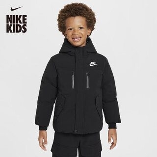 Nike toddlers outdoor three-proof down jacket winter boys' plush warm jacket nike hq7310