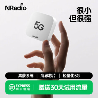NRadio鲲鹏DD车载专用wifi随车免插卡移动wifi5g自带流量车载热点无线wifi路由器5gRedCap可插卡随行wifi DD设备