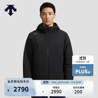 迪桑特（DESCENTE）DESCENTE迪桑特RUNNING系列跑步运动健身男士羽绒服 BK-黑色 2XL (185/104A)