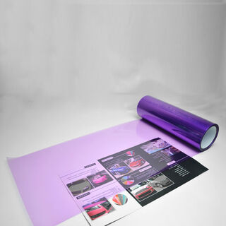 Diy ideal l6789 star ring headlight red and blue color change upgrade film car headlight color change blackened film purple one roll pvc 1 roll 2 points 5 meters