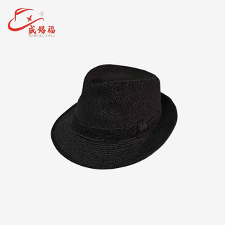Sheng xifu hat sun shade british gentleman classic design solid color warm woolen hat gray m (58-59cm)