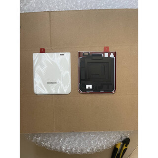 Honor (honor) new honor magic v flip folding mobile phone original glass back cover original back shell battery cover magicvflip glass original lower cover (white) available