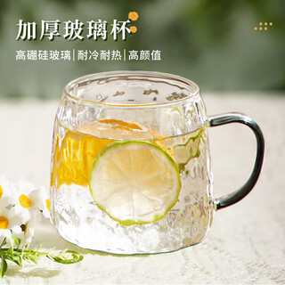 Niye glass cup, water cup, high borosilicate glass tea cup, household cold water cup, fruit juice cup, mug, transparent
