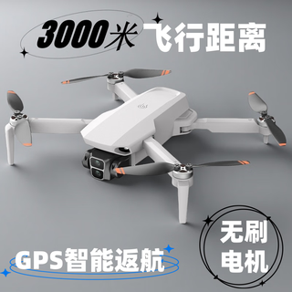 Lyzrc novice aerial photography drone brushless motor esc aerial photography optical flow hovering remote control aircraft toy quadcopter gray white - ordinary remote control three electric version (send 64g memory card)