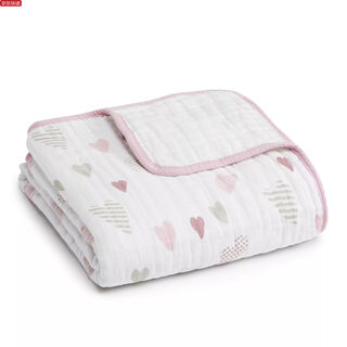 Sanqihu american adenanais blanket baby quilt gauze blanket baby air-conditioning quilt kindergarten nap blanket sweetheart pretty woman 120120cm 8-layer cotton, the more washed, the more washed sweetheart pretty woman 120120cm 8-layer cotton, the more washed