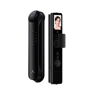 Desman ai smart door lock 3d face recognition visible cat eye dual camera dual screen small round face kirin r9 elf edition